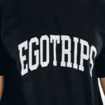 Egotrips Schriftzug T-Shirt Black – Bild 4