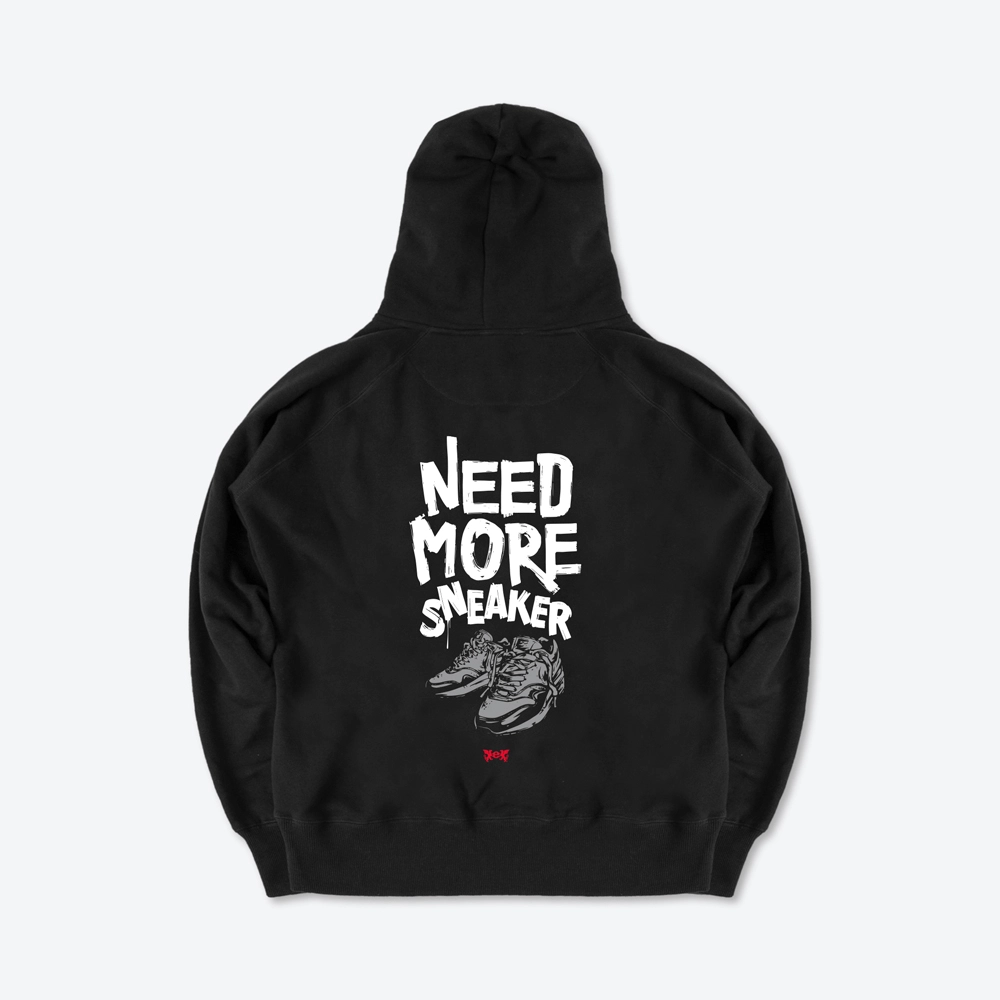 egotrips-store-need-more-sneaker-hoodie-black-back Name x Egotrips Need More Sneaker Hoodie black – Bild 1