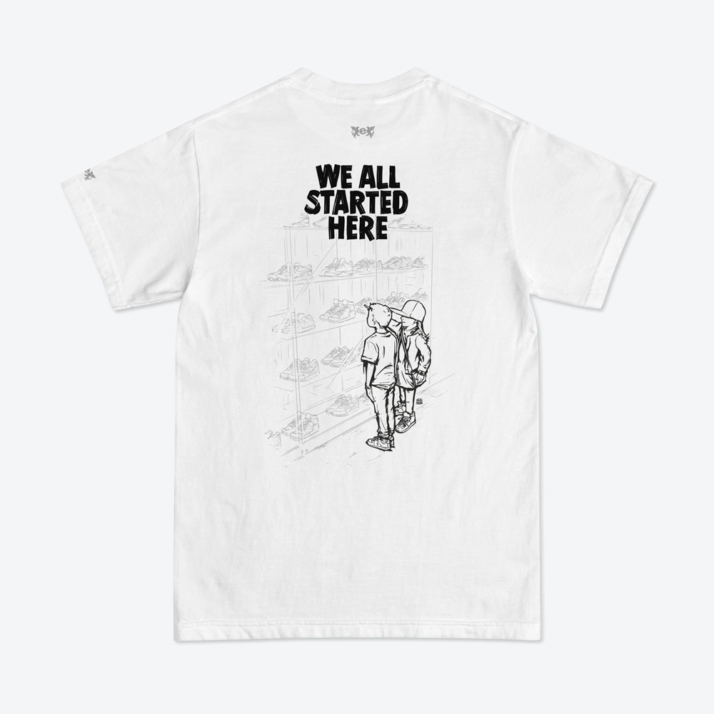 egotrips-store-we-all-started-here-shirt-white-back Name x Egotrips We All Started Here T-Shirt white – Bild 1