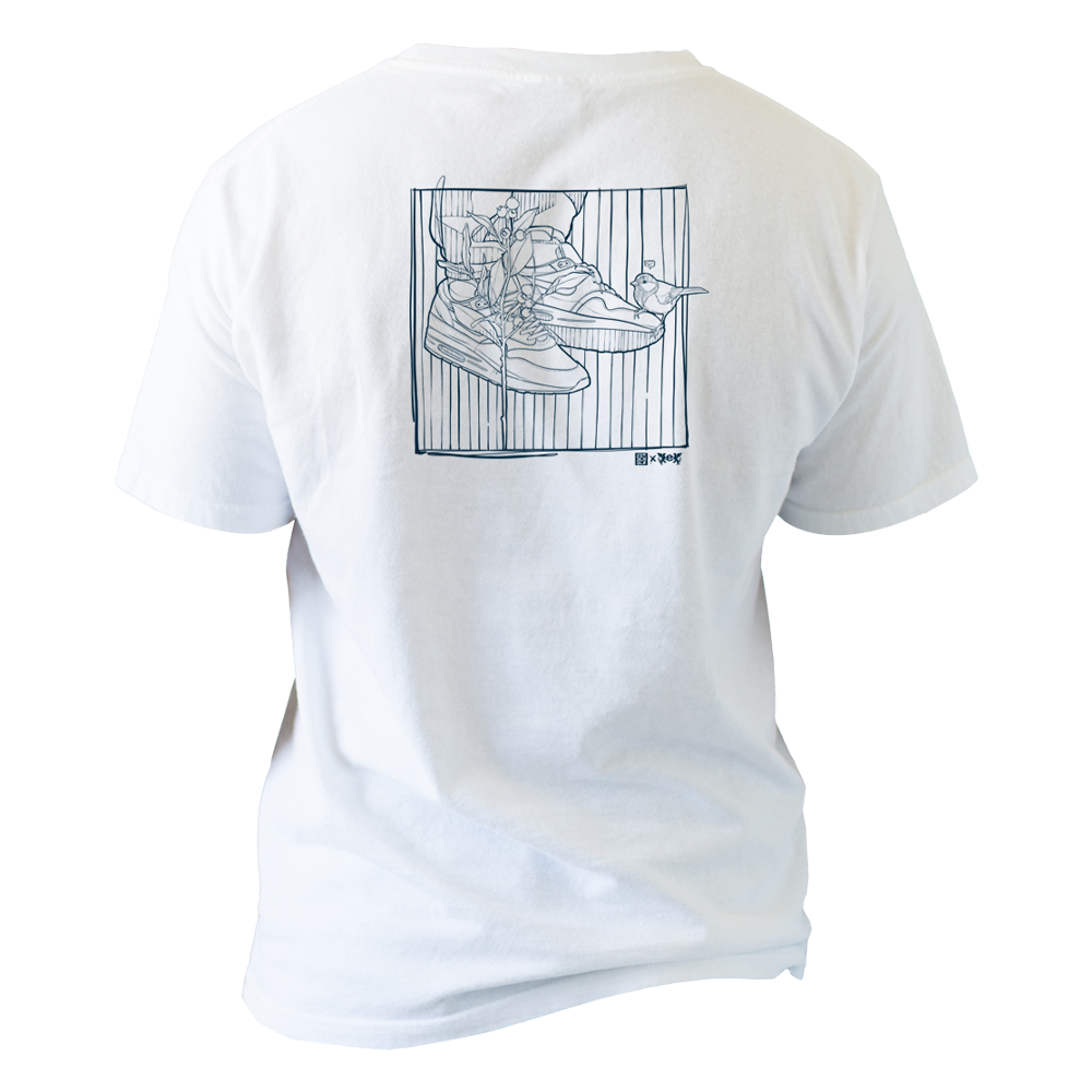 one-ove-blue von Schulz x Egotrips One Love Blue, T-Shirt – Bild 1