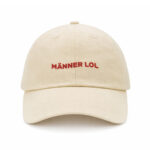 Cream Egotrips Dad Cap Männer LOL with front embroidered.