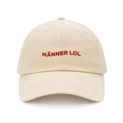 Cream Egotrips Dad Cap Männer LOL with front embroidered.