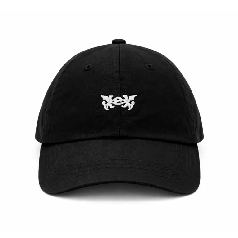 Black Egotrips Dad Cap Cherubim with front embroidered.